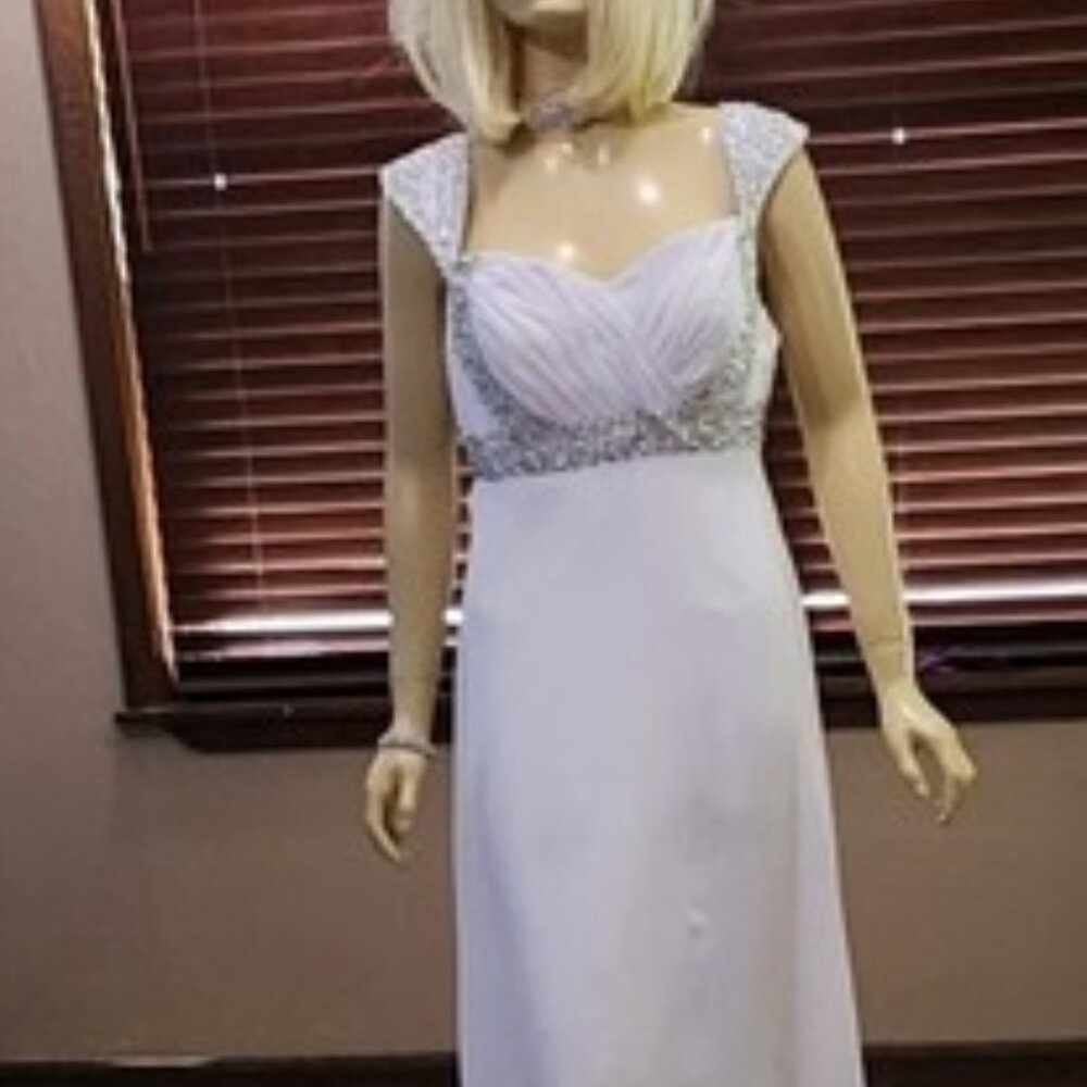 Nwt Womens White Wedding Dress Size Large - Picture 4 of 8